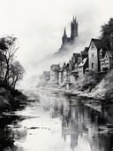 Plakat 15x20cm Mglisty Refleks