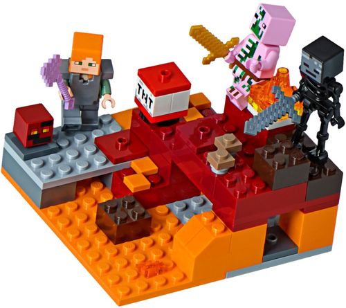 LEGO MINECRAFT Walka w Netherze 21139 na Arena.pl