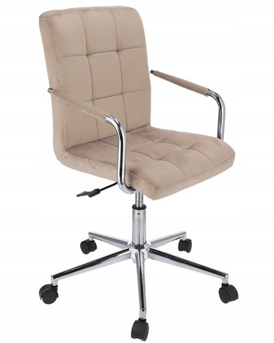 krzesło quatro welur beżowe na Arena.pl