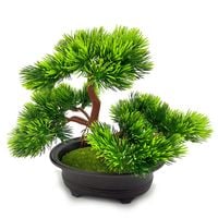 DRZEWKO BONSAI SZTUCZNE BONSAI W DONICZCE SZTUCZNA ROŚLINA OZDOBA 25cm
