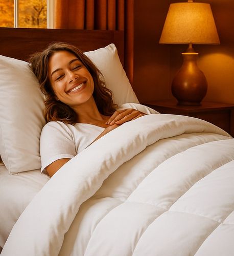 KOŁDRA 220X200 CIEPŁA CAŁOROCZNA JESIEŃ-ZIMA ANTYALERGICZNA POLSKA JAKOŚĆ na Arena.pl