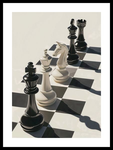 Plakat 29,7x42cm Szach i Mat zdjęcie 3