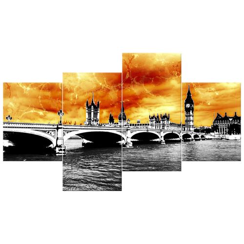 Obraz Płótno 120X70 Londyński Pejzaż na Arena.pl