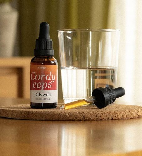 Polski Lion's Mane i Cordyceps od Ollywell Krople Silny ekstrakt Adaptogen na Arena.pl