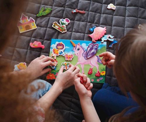 Gra Magnetyczna Edukacyjna Wróżki I Jednorożce Roter Kafer Dla Dzieci na Arena.pl