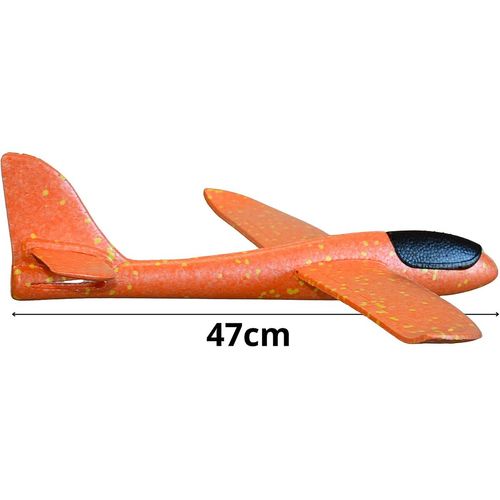SAMOLOT STYROPIANOWY 47CM POMARAŃCZOWY na Arena.pl