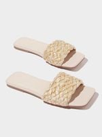 Damskie klapki Rubi Raffia rozmiar 39