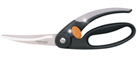 FISKARS NOŻYCE KUCHENNE DO DROBIU MIĘS SOLIDNE STAL NIERDZEWNA FF 25cm
