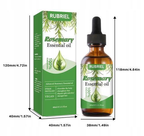 Rozmarynowy Olejek Do Pielęgnacji Włosów 60ml na Arena.pl