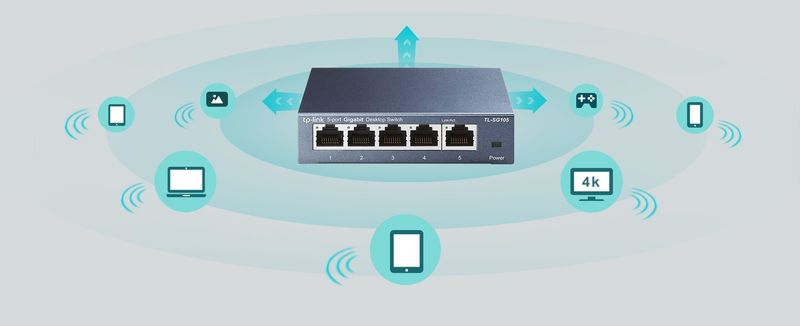 Switch TP-LINK TL-SG105 zdjęcie 3