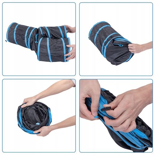 Tunel zabawka dla kota 80 cm samorozkładany na Arena.pl