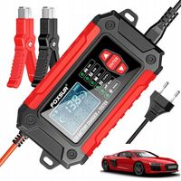 Prostownik Samochodowy do Akumulatorów 12V 6A AMG Tester Akumulatorów 2w1