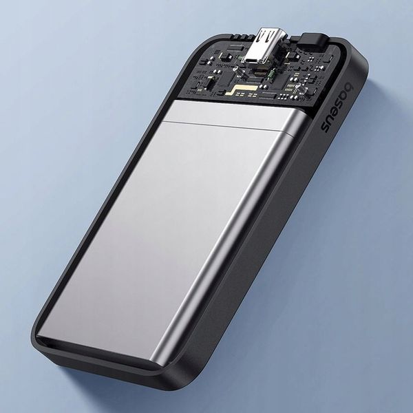 Powerbank indukcyjny z kablem USB-C Baseus do MagSafe Qi QC PD 5000mAh 20W zdjęcie 2