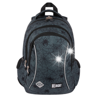 PLECAK SZKOLNY ST.RIGHT 3-KOMOROWY BP26 SPIDER WEB 20L