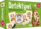Detektywi - śledztwo w toku detektywistyczna gra karciana logiczna 3-6 lat