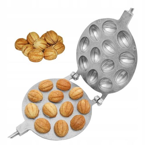 FORMA OPIEKACZ DO PIECZENIA CIASTEK ORZESZKÓW PATELNIA NA ORZESZKI DUŻE #70 na Arena.pl