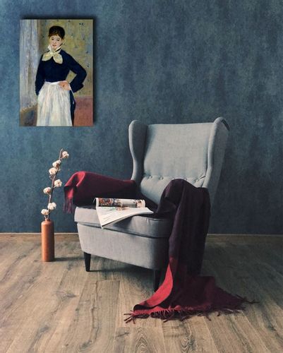 A Waitress at Duval_s Restaurant, Auguste Renoir - obraz na płótnie 60x90 cm na Arena.pl