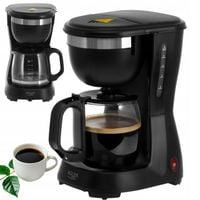 EKSPRES PRZELEWOWY DO KAWY KOMPAKTOWY 0,6 L PŁYTA GRZEJNA SZKLANY DZBANEK