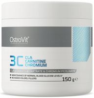 Ostrovit 3C CLA carnitine chromium malinowa z miętą odchudzanie 150 g