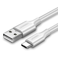 kabel przewód usb-a - usb-c 3a qc 3.0 afc fcp 2m - biały