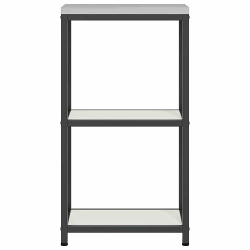 Półka do przechowywania w kuchni z półką Biały Stal na Arena.pl