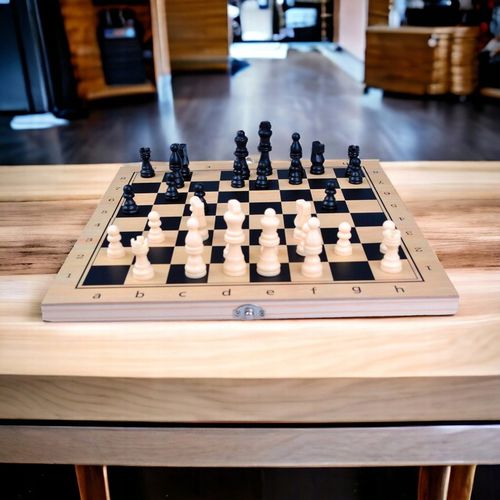 SZACHY DREWNIANE WARCABY TRYKTRAK GRA 3w1 KLASYCZNA PLANSZOWA DUŻE 34CM na Arena.pl