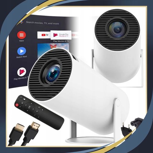 PROJEKTOR HY300 PRO 2025 NOWA WERSJA 4K WIFI PRZENOŚNY SMART ANDROID na Arena.pl