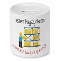 Skarbonka Dla Magazyniera Jestem Magazynierem Z Nadrukiem Ze Zdjęciem