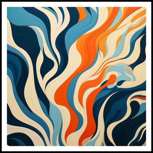 Plakat 80x80cm Oceaniczne Fale na Arena.pl