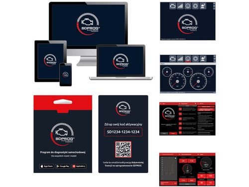 Polski program diagnostyczny SDPROG OBD2 WIN iOS Android BOX na Arena.pl