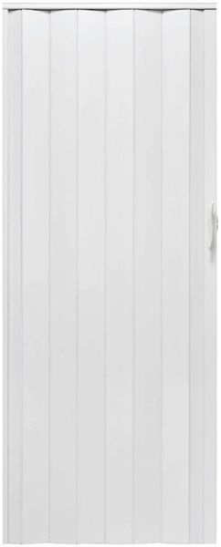 Drzwi harmonijkowe 001P BIAŁY MAT - 100 cm zdjęcie 1