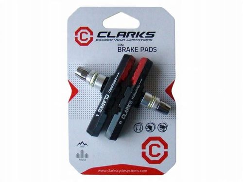 Klocki hamulcowe Clarks CPS301 MTB V-brake 72 mm czerwono-czarno-szare na Arena.pl