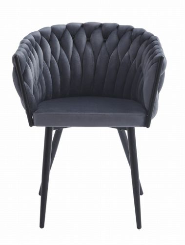 Krzesło ORION - aksamit ciemnoszare x 1 na Arena.pl