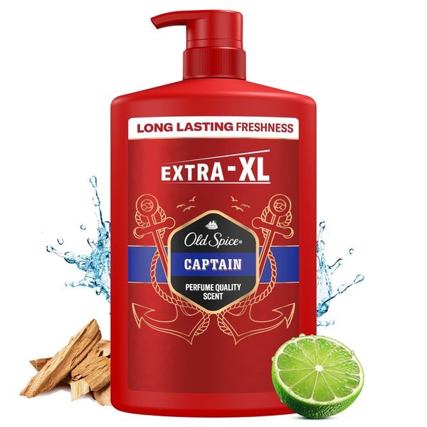 Old Spice Captain, Żel pod prysznic i szampon dla mężczyzn 3w1, 1000ml zdjęcie 7
