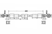VW Phaeton - Zestaw Przewodów Hamulcowych Teflonowych W Oplocie Stalowym
