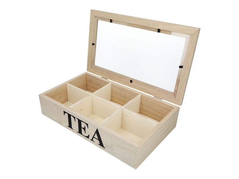 Pudełko drewniane na herbatę zdjęcie 3