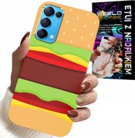 ETUI DO OPPO FIND X3 LITE - CASE BURGER CHEESEBURGER OBUDOWA PREZENT