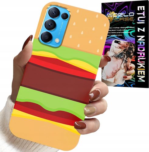 ETUI DO OPPO FIND X3 LITE - CASE BURGER CHEESEBURGER OBUDOWA PREZENT na Arena.pl