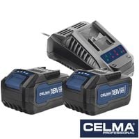Zestaw akumulatorów CELMA Professional OBS 2x 4.0Ah 18V + ładowarka OBS-LD1