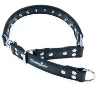 Skórzana obroża dławiąca dla ciągnącego psa - Champion 60-75cm / 3,0cm