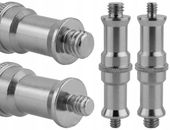 adapter tuleja redukcja 1/4" na 3/8" statywowa stalowa 68 mm