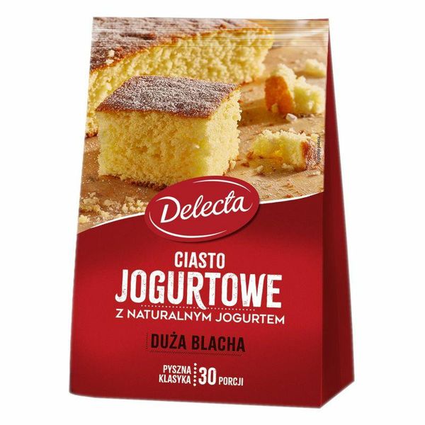 DELECTA Ciasto Jogurt Duża Blacha 640g zdjęcie 1
