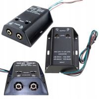 Konwerter poziomu sygnału głośnikowego RCA adapter audio High Low