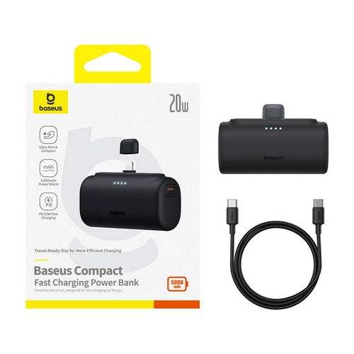 powerbank os-baseus compact ip 5000mah 20w (czarny) na Arena.pl