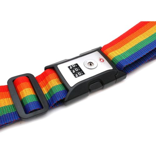 UNIWERSALNY PAS ZABEZPIECZAJĄCY DO WALIZKI SPINAJĄCY 180x5CM NA SZYFR PROWORLD MULTIKOLOR na Arena.pl