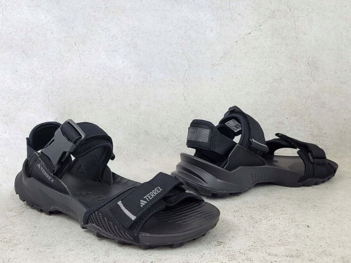 ADIDAS TERREX HYDROTERRA ID4269 BUTY MĘSKIE SANDAŁY NA RZEP CZARNE TRAXION zdjęcie 5