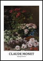 Plakat 70x100cm Design Spring Flowers, Monet Vintage do Salonu