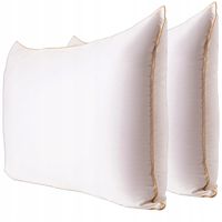 Zestaw 2x Poduszka Puchowa 50x70 z Puchu i Pierza PÓŁPUCHOWA POLSKI PRODUKT