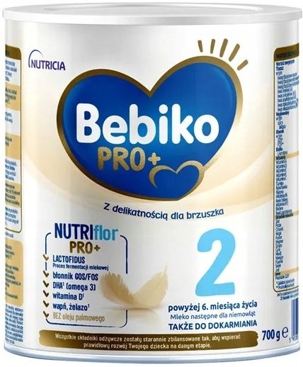 BEBIKO PRO+ 2 MLEKO NASTĘPNE PO 6m+ 700g zdjęcie 1