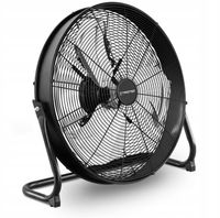 WENTYLATOR WIATRAK PODŁOGOWY STOJĄCY 120 W Trotec Czarny Cyrkulator Cichy